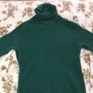 Dark green sweater